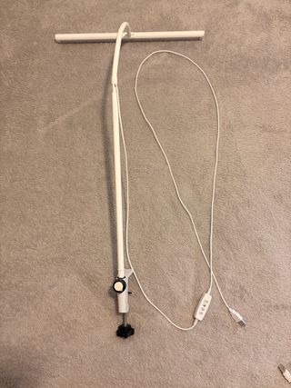 Lámpara Escritorio LED iFalarila con Pinza Blanca