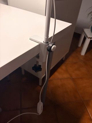 Lámpara Escritorio LED iFalarila con Pinza Blanca