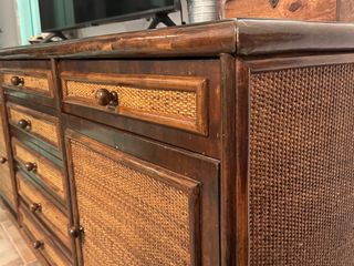 Mueble salon Ratán y Bambú