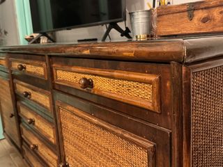 Mueble salon Ratán y Bambú