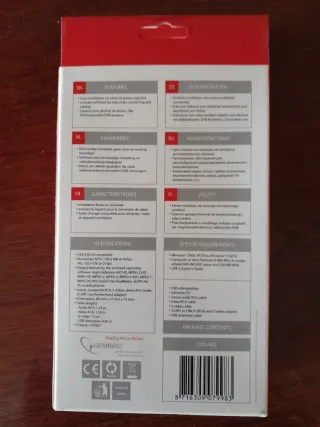 Capturadora de vídeo USB Gembird