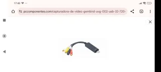 Capturadora de vídeo USB Gembird