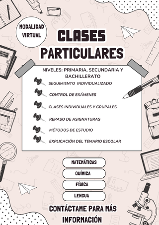 Clases particulares online