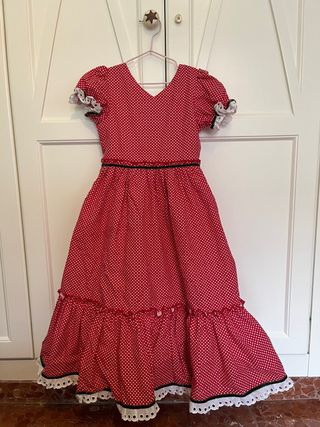 Traje Flamenca Niña D'Lino y Seda 4 Años