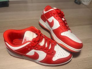 Zapatillas Nike Dunk Low Rojas y Blancas