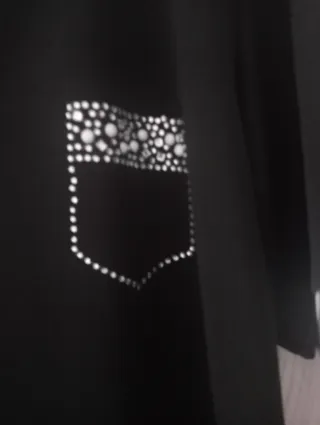 Maglia donna nera e bianca