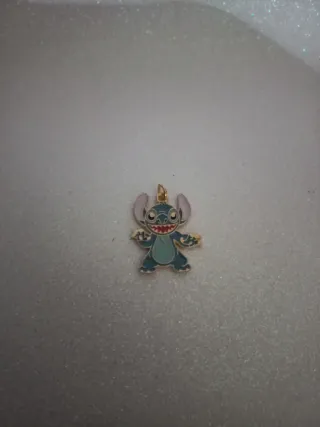 Colgante Dibujos Stitch Azul y Rosa