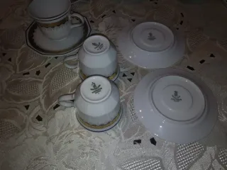 Servizio caffé Bavaria Germania Porcellana Oro Bia