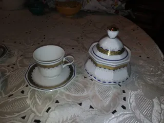 Servizio caffé Bavaria Germania Porcellana Oro Bia