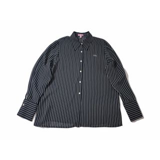 Anna Mora/ Camisa de rayas negra 50