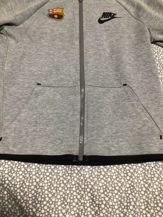 Sudadera Nike Gris FC Barcelona