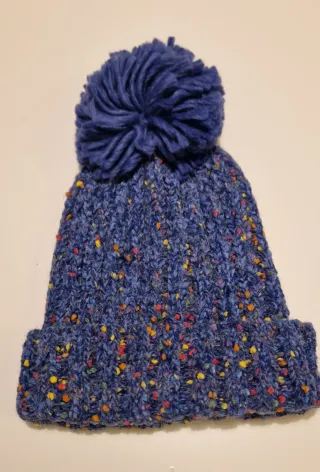 Conjunto gorro y bufanda tejido multicolor