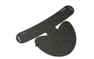 Mascarilla Facial LED Korons Negra y Dorada nyeva