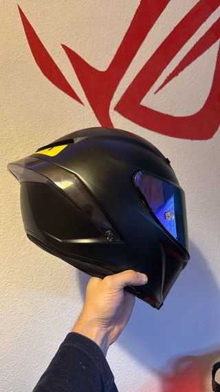 Casco Agv Negro Mate