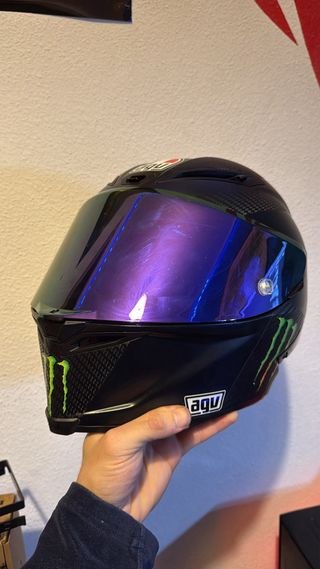 Casco Agv Negro Mate