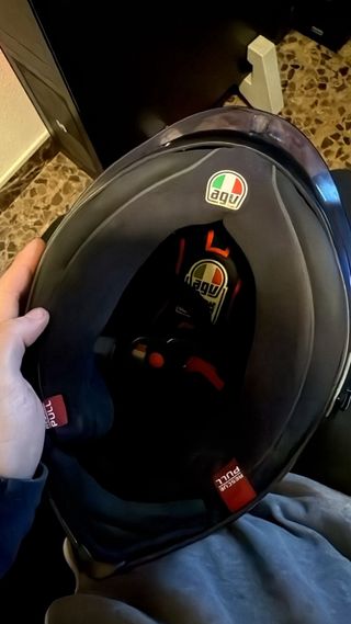 Casco Agv Negro Mate