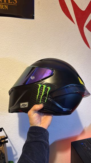 Casco Agv Negro Mate