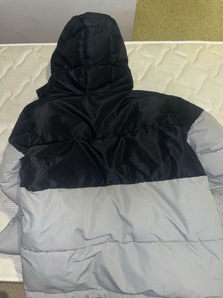 Abrigo Jack & Jones Negro y Gris