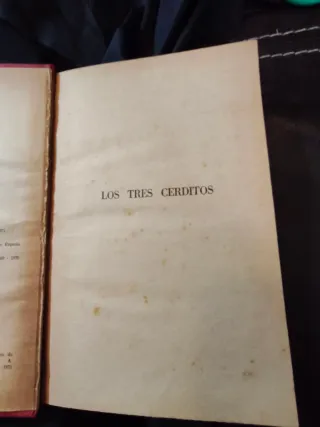 Antiguo Cuento Los Tres Cerditos Disney