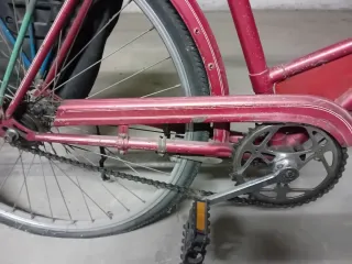 Bicicleta antigua Roja - Frenos de Varilla