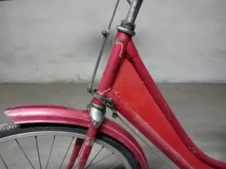 Bicicleta antigua Roja - Frenos de Varilla