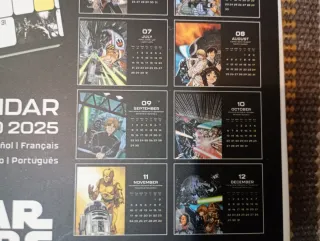 Calendario Star Wars 2025