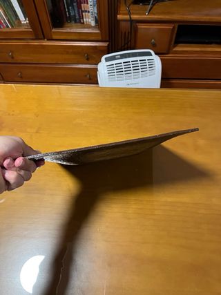 Plato decorativo vidrio dorado y verde