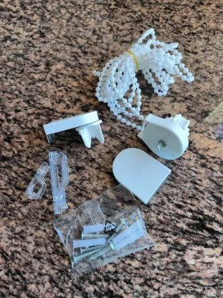 Estor enrollable blanco