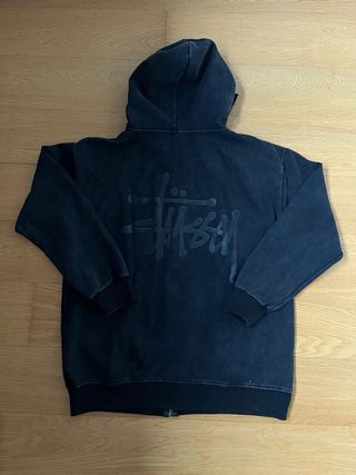 Chaqueta Stussy Negra Cremallera