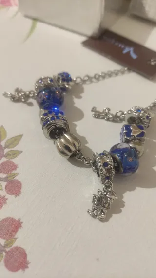 Bracciale con Charm Blu