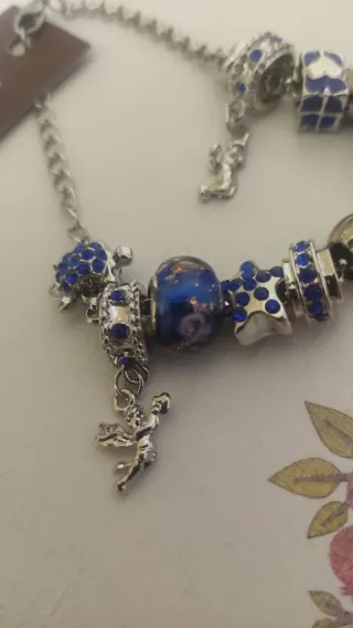 Bracciale con Charm Blu