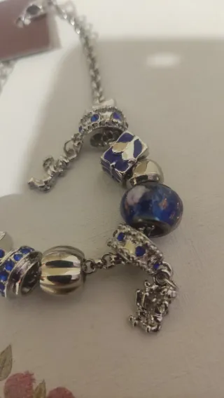 Bracciale con Charm Blu