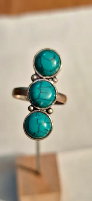 Anillo Plata 925 Turquesa