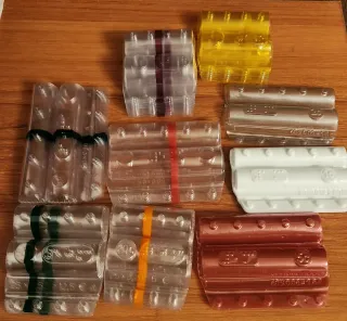 Blíster para monedas transparente