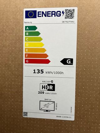 TV Samsung QLED 75 Q7FN QE75Q7FAAU 75 QLED 4K