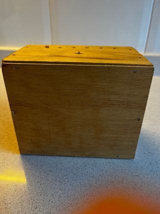 Jaula para 1 ave de madera y metal