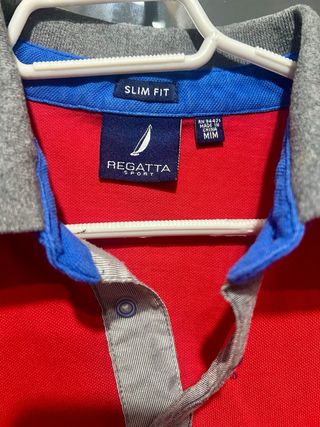 Camiseta Polo Nautica Roja Slim Fit