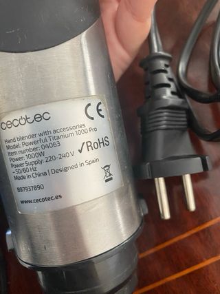 Batidora Cecotec con Accesorios