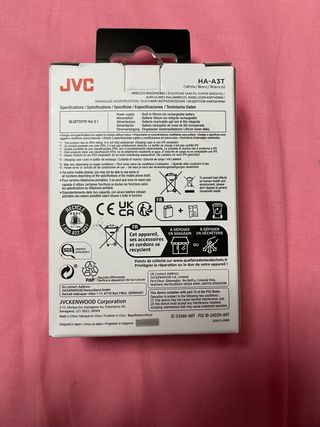 Auriculares JVC True Wireless HA-A3T Blancos