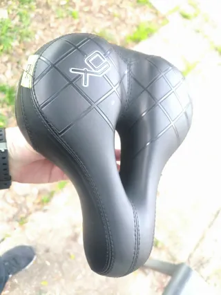 Sillín Bici Cómodo Ergonómico Negro