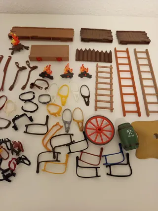 Lote Accesorios Oeste Playmobil