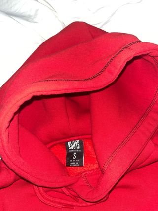 Sudadera Roja con Capucha Talla S