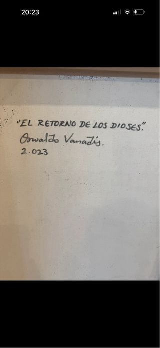 Cuadro “El Retorno de los Dioses”