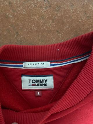 Sudadera Tommy Jeans Roja Original
