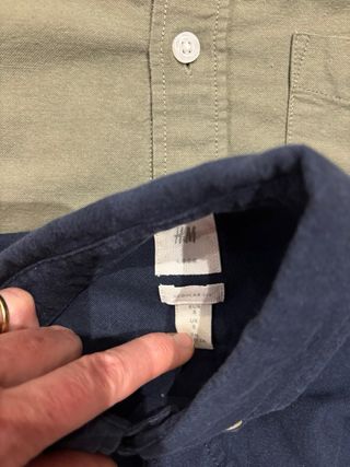 € 2 Camisas H&M Hombre Talla S