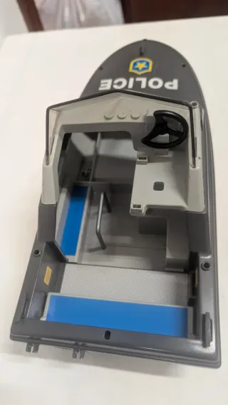 Lancha Policía Juguete 1984