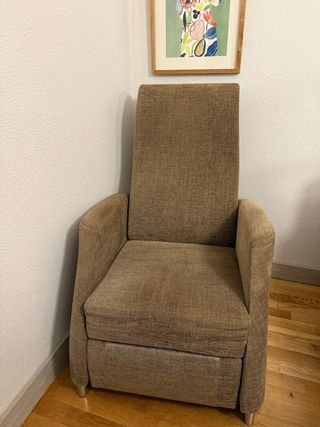 Sillón Relax Tela Marrón