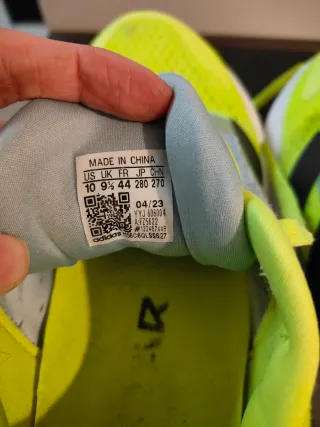 Zapatillas Adidas Adistar Hombre Gris/Amarillo