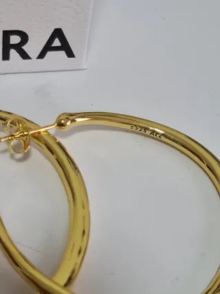 Pendientes Pandora Aro Baño Oro