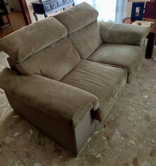 Sofá 3 plazas y sofá 2 plazas beige